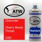 Preview: Chevrolet, Cherry Bomb Tricoat, GSK: 400ml Sprühdose, von ATW Autoteile West.